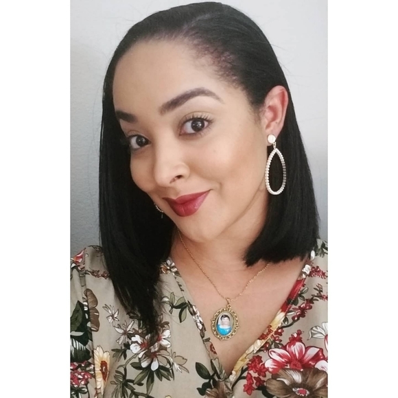 SALE PRICE | Teardrop Faux Pearl Earrings - Picture 2 of 2